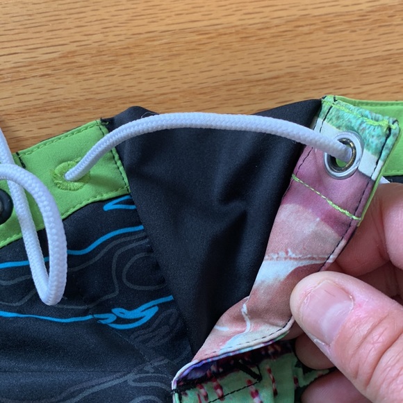 Reebok crossfit games shorts avacado delta boardshort bathing suit bottom XCF - Picture 10 of 11